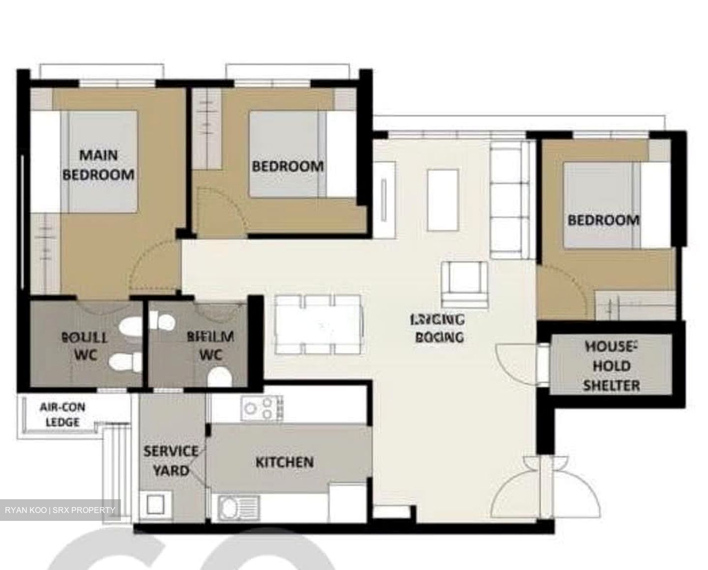 Blk 419A Waterfront II @ Northshore (Punggol), HDB 4 Rooms #588149681